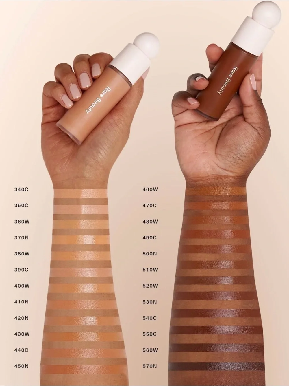 New Rare Beauty Liquid Touch Weightless Foundation 440C